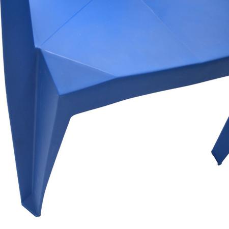 Imagem de Conjunto 2 Cadeiras Poltrona Plástico Azul/amarelo/vermelha