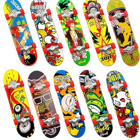 Skate De Dedo Com Acessórios 2 Skates + Chave + Rodas Finger Skateboard  Brinquedo - Sk8 Brinquedo - Skate - Magazine Luiza