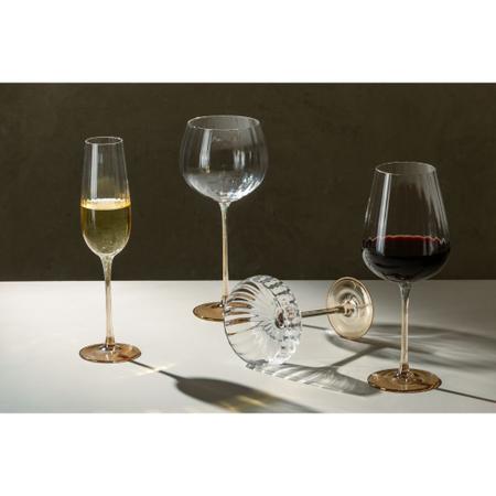 Imagem de Conjunto 2 Taças de Vinho de Vidro com Haste Âmbar Classic 720ml Wolff