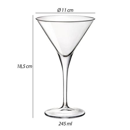 Imagem de Conjunto 2 Taças Martini Coquetel Vidro Margarita