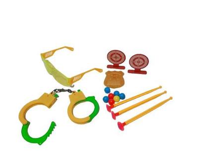 Conjunto 3 Arminhas Brinquedo Lança Dardos + Algemas e Alvos Lançador  Metralhadora Infantil Divertido Nerf - Fun Game - Lançadores de Dardos -  Magazine Luiza