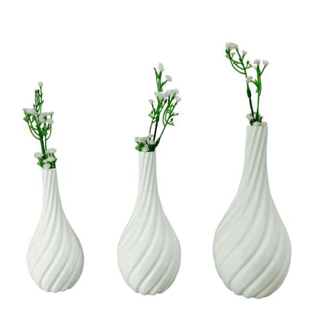 Imagem de Conjunto 3 Vasos Decorativo Casa Sala