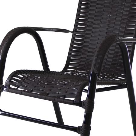 JOGO DE CADEIRAS BELA - cadeira de jardim , mesa , cadeira de área, varanda,  sacada - Tabaco