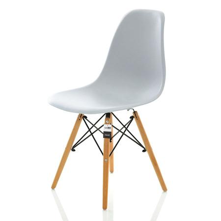 Imagem de Conjunto 4 Cadeiras Charles Eames Eiffel Cinza Claro - BRS