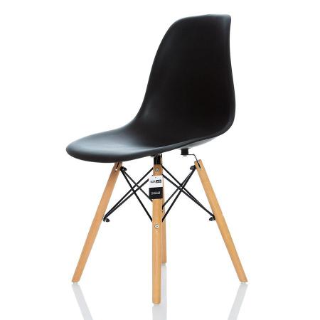 Imagem de Conjunto 4 Cadeiras Charles Eames Eiffel Preta- KzaBela