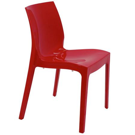 Imagem de Conjunto 4 Cadeiras de Plástico Polipropileno Brilho Alice Summa - Tramontina