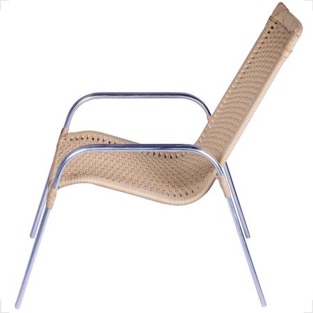 Imagem de Conjunto 4 Cadeiras e Mesa Alta Alumínio Para Área Externa Fortaleza Fibra Sintética Artesanal
