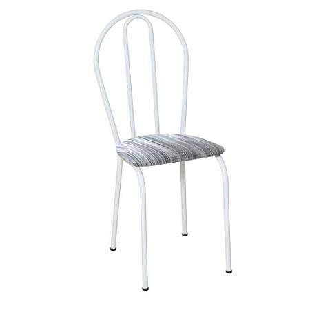 Imagem de Conjunto 4 Cadeiras Hécate Branco e Linho
