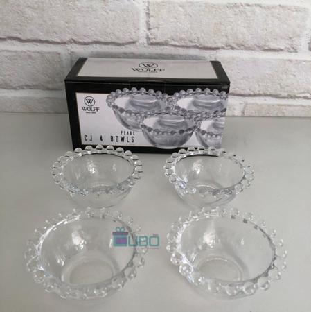 Imagem de Conjunto 4 Mini Bowl p/ Molhos Wolff Pearl 9cm