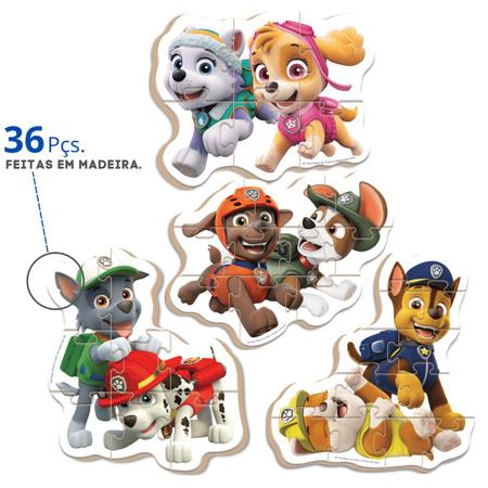 Conjunto 4 Quebra Cabeça Infantil Progressivo Animal 36 Pçs - Nig  Brinquedos - Quebra Cabeça Progressivo - Magazine Luiza