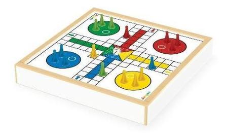 Jogo 4 X 1 Estojo Tabuleiro Ludo Xadrez Chines Dama Hipismo