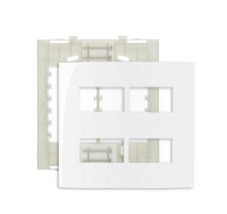 Conjunto 4x4 8 Teclas Independentes Simples Sleek MarGirius Imagem de Conjunto 4x4 8 Teclas Independentes Simples Sleek MarGirius