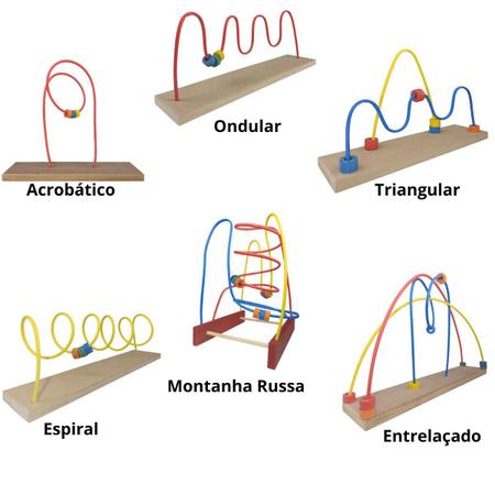 Imagem de Conjunto 6 Aramados Brinquedo Educativo 