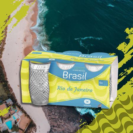 Copo Rio de Janeiro vidro 330ml Wheaton - Casa Freitas