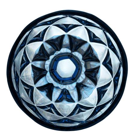 Imagem de Conjunto 6 Taças Diamante Em Vidro Azul Royal 340ml - Best Kaza