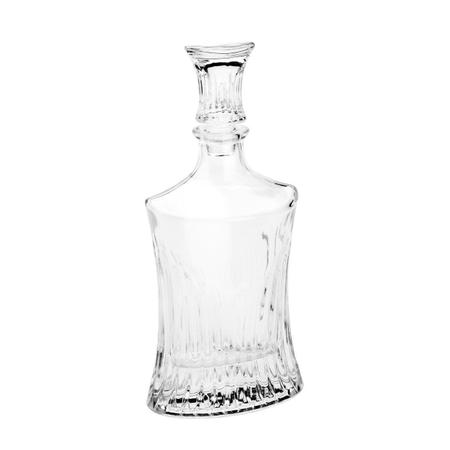 Imagem de Conjunto 7 peças para whisky com 1 garrafa 550ml e 6 copos 240ml de cristal transparente Rojemac - 26643