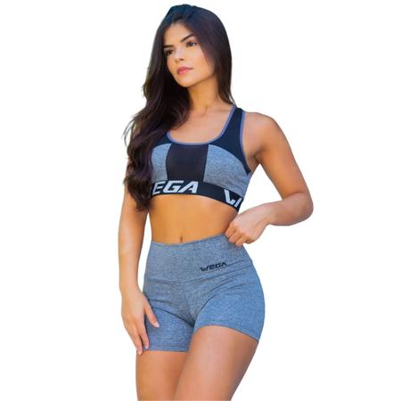 Conjunto bermuda e top cheap academia