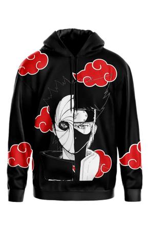 Calça Moletom Slim Naruto Akatsuki Aldeias Renegadas Anime