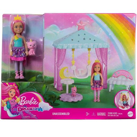 Imagem de Conjunto Barbie Club Chelsea Dreamtopia Balanço Mágico nas Nuvens