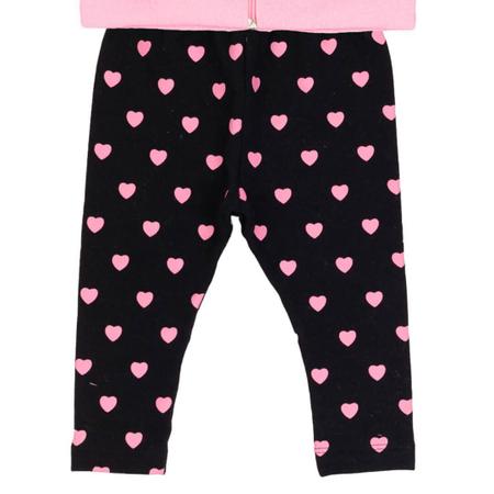 Imagem de Conjunto Bebê Menina Blusa Pelo e Legging Preta