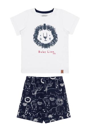 Imagem de Conjunto bebê menino de algodão estampado