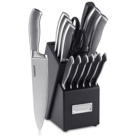 Imagem de Conjunto Bloco De Facas Cuisinart Graphix 15 Peças C77ss-15p