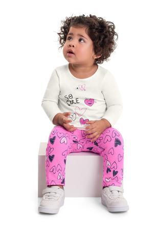 Imagem de Conjunto Blusa e Legging Bebê Menina Bee Loop