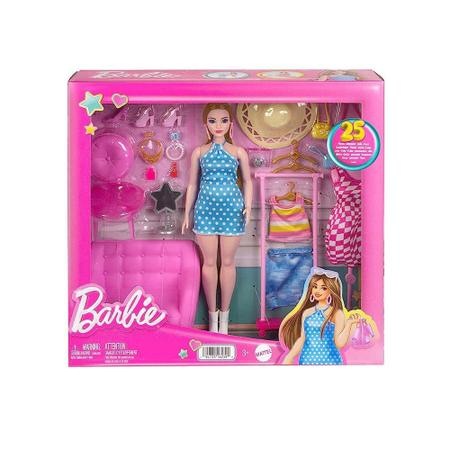 Lindo Conjunto Rosa + Sapato P/ Boneca Barbie - Roupa