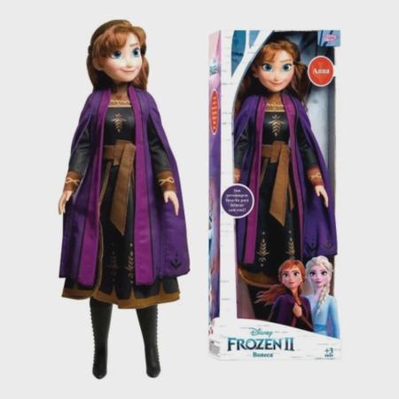 Boneca Frozen 2 Anna 55cm Disney Original Baby Brink - 1741 - Bonecas -  Magazine Luiza