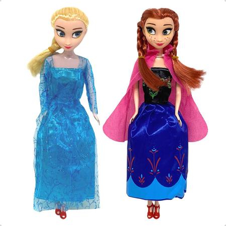 Conjunto de Bonecas My Size - Elsa e Anna - Frozen - Disney