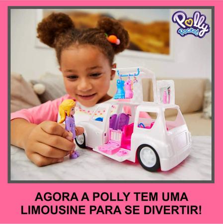 Veículo e Boneca - Polly Pocket - Limosine de Luxo - GDM19 - Mattel - Real  Brinquedos