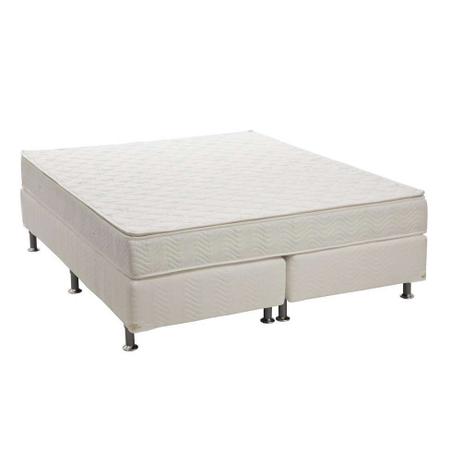 Imagem de Conjunto Cama Box Physical com Colchão Queen Molas Nanolastic American Spring (22x158x198) Branco