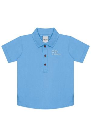 Imagem de Conjunto Camisa Gola Polo Mais Bermuda de Linho Infantil Masculino