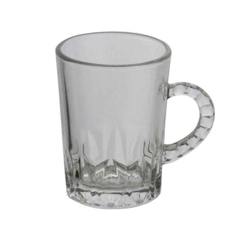 Imagem de Conjunto Caneca De Vidro 6 Peças Triângulo 115Ml - Lyor