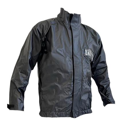 Imagem de Conjunto capa Motoboy pvc preto impermeável jaqueta e calça