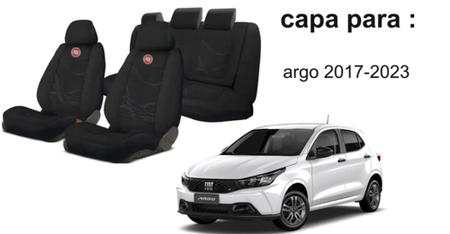 Imagem de Conjunto Capas + Capa de Volante + Chaveiro Fiat Argo 2019-2023 - Elegância e Proteção