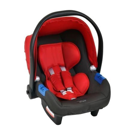 Imagem de Conjunto Carrinho de Bebê Ecco Vermelho Travel System com Bebê Conforto Touring e Base para Auto - Burigotto FAZAMAR