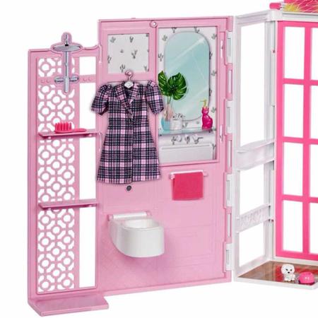 Casa da Barbie Glam + Boneca C 17 Acessorios Original Mattel