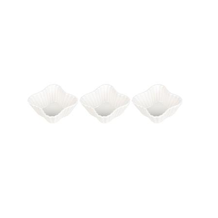Conjunto Com 12 Bowl Petisqueira Porcelana Quadrada 80 Ml - Hauskraft Imagem de Conjunto Com 12 Bowl Petisqueira Porcelana Quadrada 80 Ml