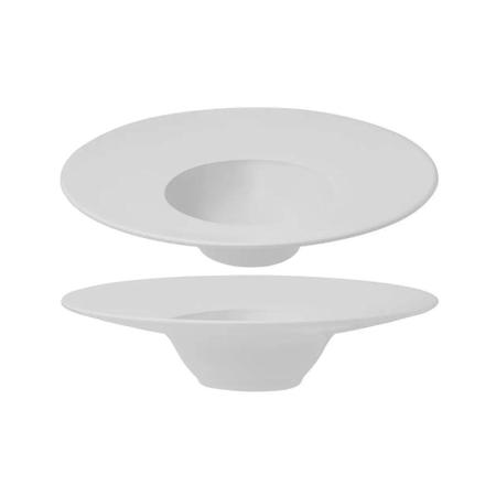 Imagem de Conjunto Com 2 Pratos De Entrada Oxford White Porcelana Branco