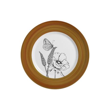 Imagem de Conjunto com 6 Pratos de Sobremesa Bari Ø21cm - Alleanza Cerâmica