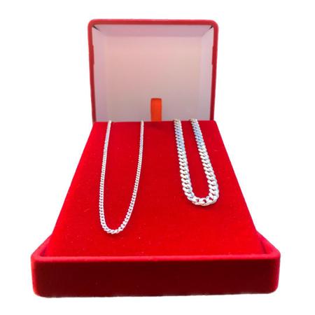 Conjunto Cordão Prata 925 70Cm + Pulseira Grumet 3Mm - Alzza Pratas Imagem de Conjunto Cordão Prata 925 70Cm + Pulseira Grumet 3Mm