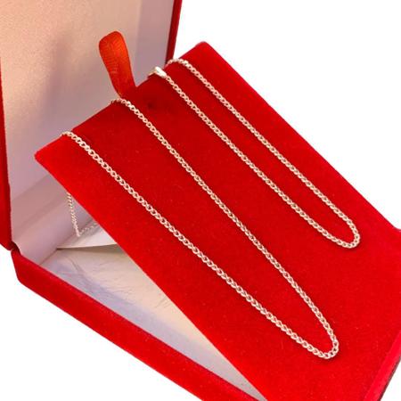 Conjunto Corrente De Prata 70Cm + Pulseira Fina 2Mm Legítima - Alzza Pratas Imagem de Conjunto Corrente De Prata 70Cm + Pulseira Fina 2Mm Legítima