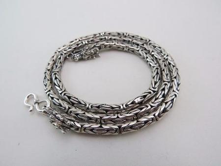 Imagem de Conjunto Corrente E Pulseira Bali Masculina Em Prata 925