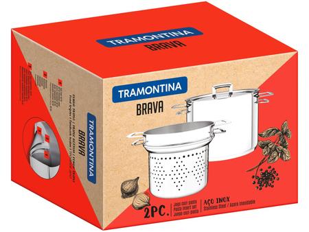 Imagem de Conjunto Cozi Pasta Tramontina Inox