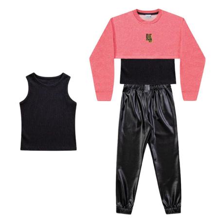 Imagem de Conjunto cropped regata e calça Juvenil