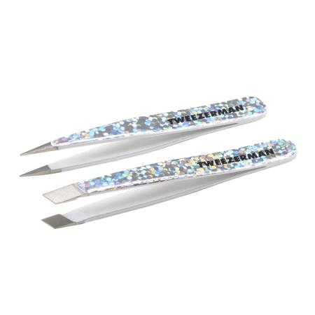 Conjunto de 2 Pincéis Giratórios Micro Mini, Hollográfico - Tweezerman Imagem de Conjunto de 2 Pincéis Giratórios Micro Mini, Hollográfico