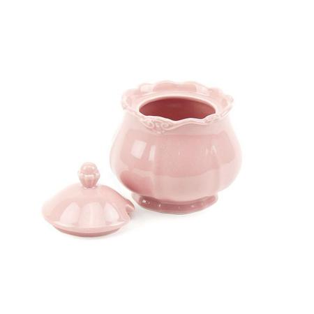 Conjunto 3 Peças para Chá Porcelana Rosa Wolff