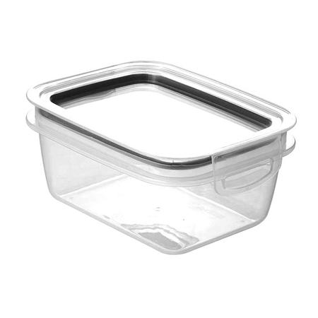 Conjunto de 4 Potes Herméticos para Marmita Saudável 550ml - Plasútil Imagem de Conjunto de 4 Potes Herméticos para Marmita Saudável 550ml