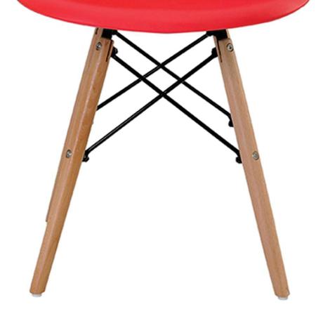 Imagem de Conjunto de 6 Cadeiras Eiffel Vermelha